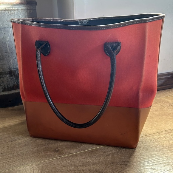 Lands End Waterproof Canvas Tote Bag - Picture 3 of 9